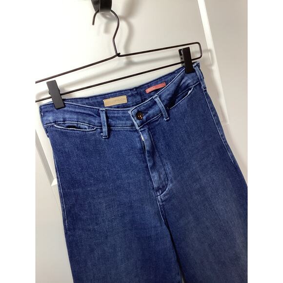 Anthropologie pilcro the skipper wide leg high rise jeans womens size 25 - Picture 4 of 16